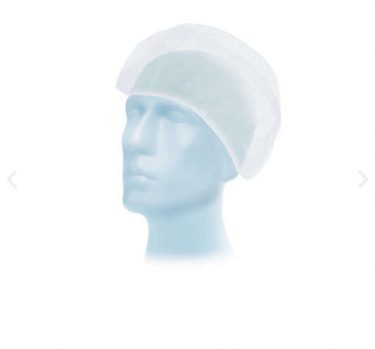 Disposable Hair Nets Bouffant Caps Food Medical & Hygiene Use in white