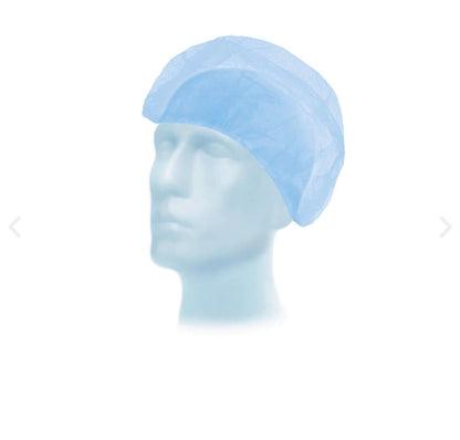 Disposable Hair Nets Bouffant Caps Food Medical & Hygiene Use in blue