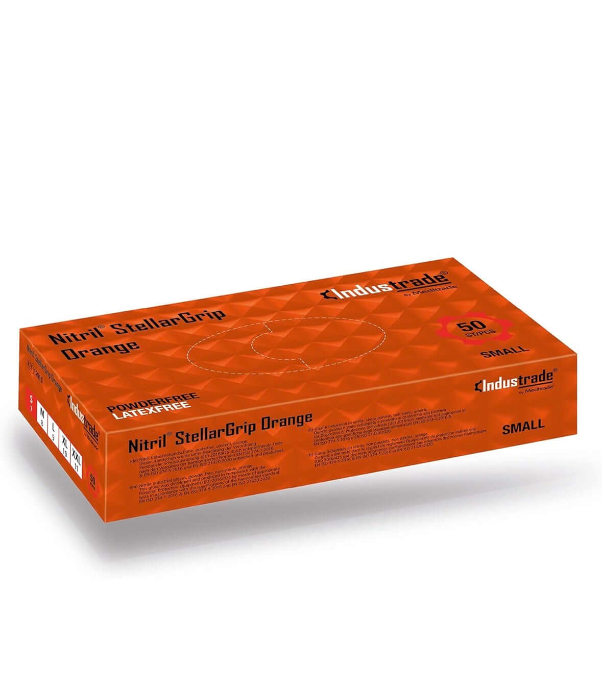 Meditrade StellarGrip Diamond Grip Nitrile Gloves 7Mil 8.5G